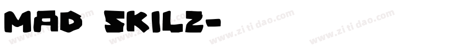Mad Skilz字体转换